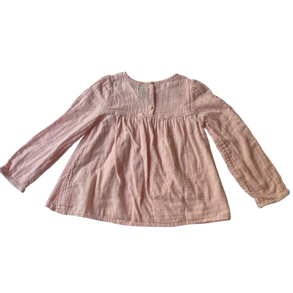 Baby GAP Light Pink Top with Long Sleeves - Picture 5 of 8